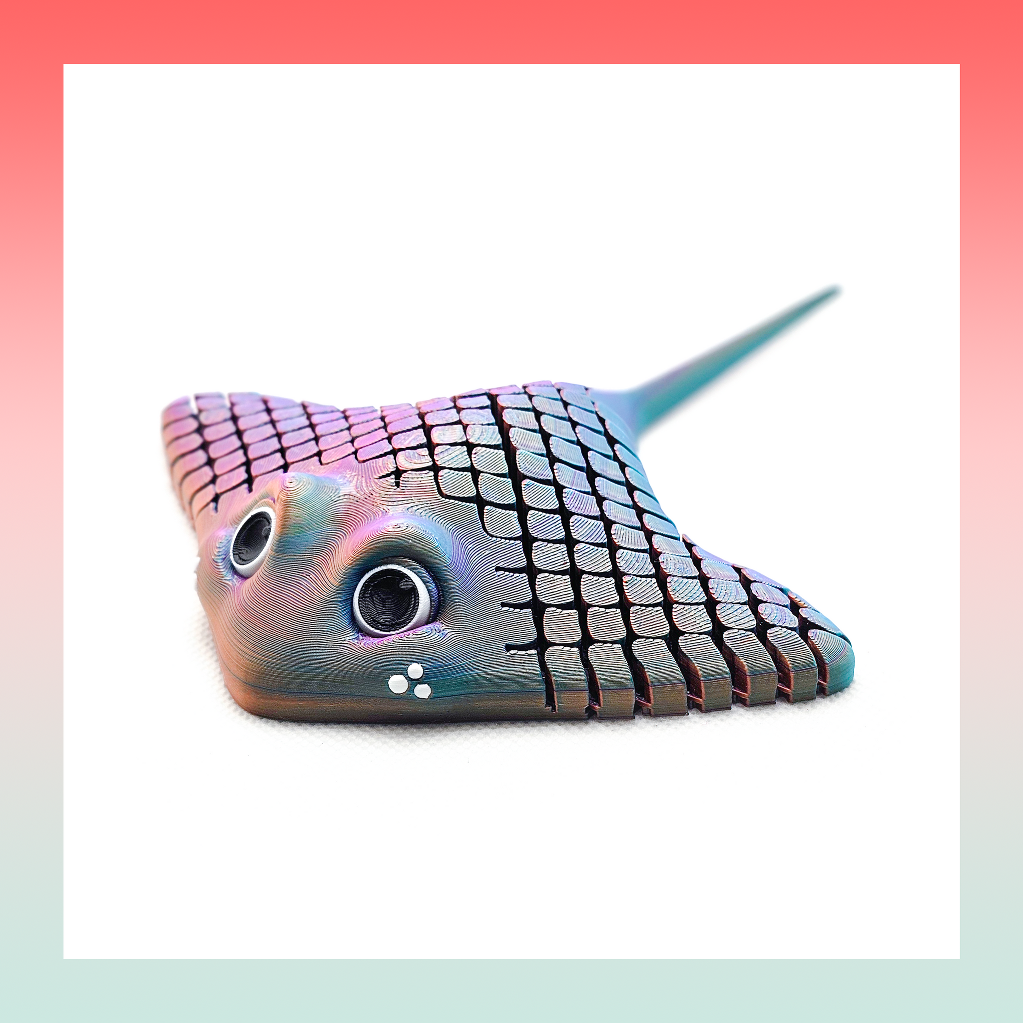 に*ん様 「正規品」9 hand Manta Ray 2.0 Mokume製　E Manuel the Manta Ray & Rock Set – Pickled Grits