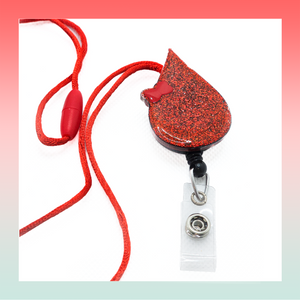 Blood Drop- Badge Reel Lanyard