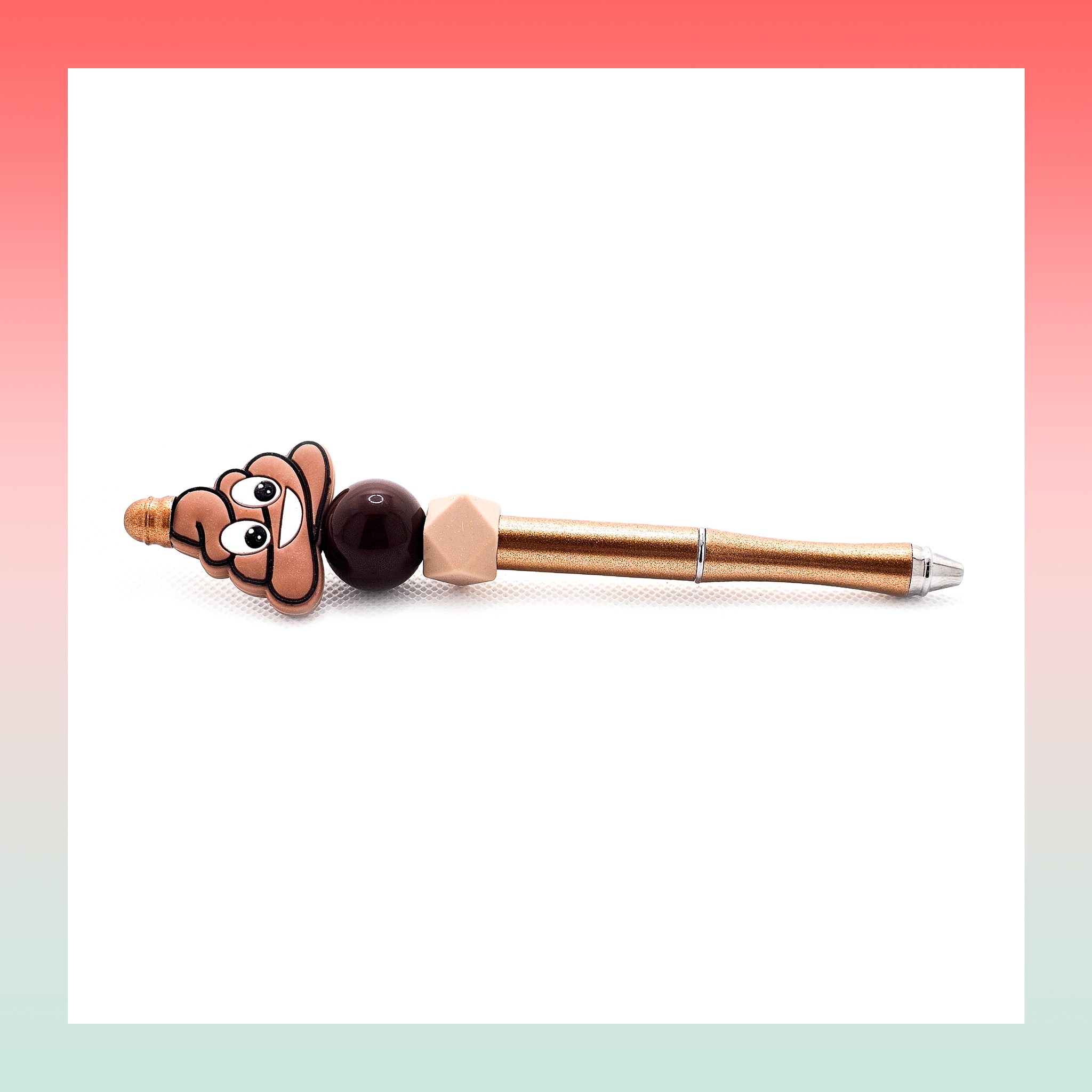 Poop- Beaded Pen