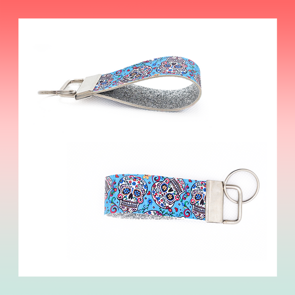 Faux Leather Keychain- Small