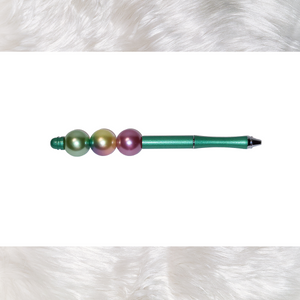 Green Ombre Beaded Pen